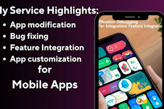 modify, customize, fix, update and debug your mobile app, flutter bug fix, iptv