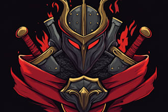 make original medieval, fantasy, rpg, mmorpg game logo title