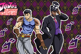 draw you in jojo bizzare advanture style