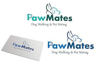 make a modern unique animal, dog, cat, bird, pet shop and pet logo design