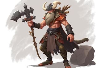 illustrate fantasy character design