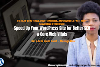 speed up wordpress site for SEO boost and core web vitals pass