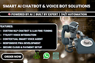 do ai chatbot ai virtual assistant llm fine tune tts integration stt deployment