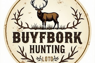 design high quality vintage hunting logo with unlimited revision