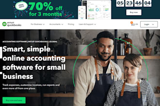 design accounting, tax, bookkeeping, insurance, finance, credit repair website