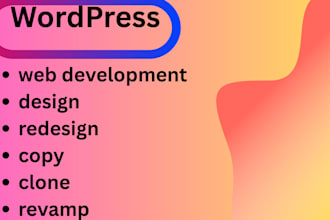build, rebuild website development as full stack developer