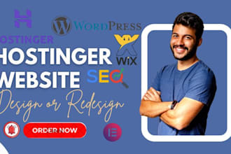 hostinger website design wordpress website redesign hostinger website design wix
