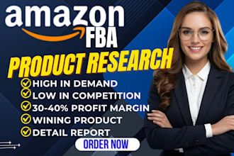 provide winning amazon fba product research, product hunting, oa and wholesale