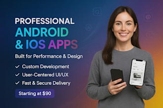 develop flutter app for android ios web with clean UI and fast delivery