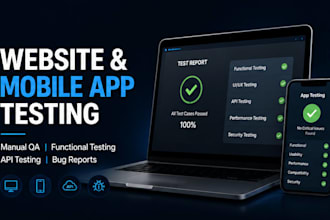 test website and mobile app and report all bugs
