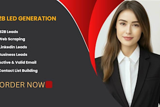 do b2b lead generation and targeted prospect list with verified email