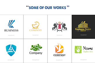 design a professional custom logo with source files