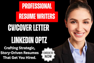 write and upgrade your resume, cv, cover letter, linkedin