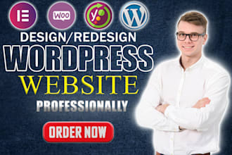 develop a wordpress website professionally for any niche