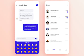 develop dating app, tinder clone app, social media app, chat app, video chat app