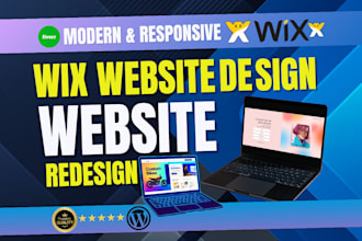 design or redesign  wix website with SEO and ecommerce store