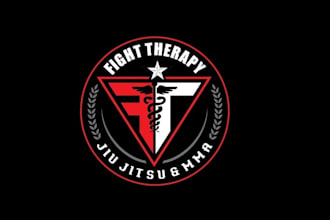 design a powerful and unique martial arts logo