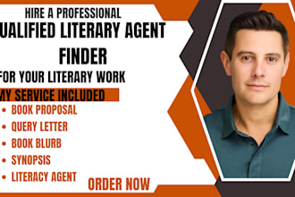 submit your book to active literary agents, write book proposal, query letter