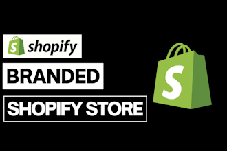 build branded dropshipping shopify store design with product review and seo