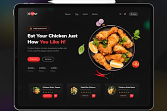 build restaurant, cafe, bakery, food catering website