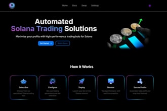 develop solana,bot,sniper,bot volume,bot,front running,bot swap bot