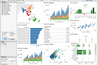 design stunning tableau dashboards and visualizations