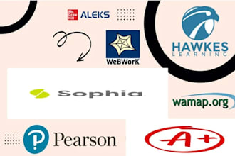 handle math, statistics, mathematics, calculus, physics work, pearson aleks d2l
