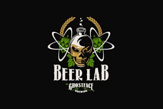 design a unique beer lab logo