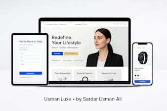 create website UI UX design using figma, adobe xd, illustrator