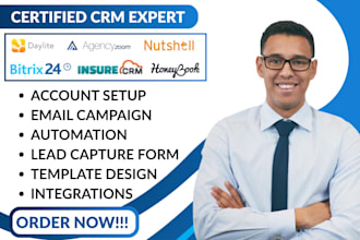 daylite agencyzoom leadiq nutshell bitrix24 lucep insurecrm honeybook automation