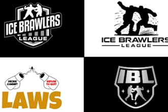 do fighting boxing martial arts team or club logo design