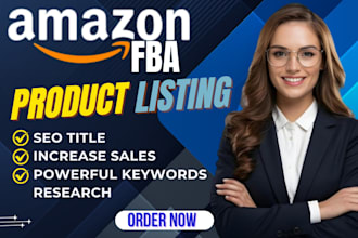 write amazon listing SEO optimized product descriptions amazon store copywriting