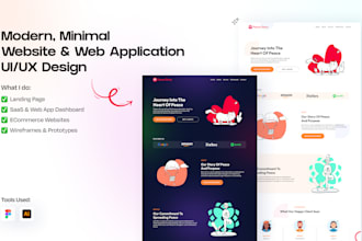 do website web app dashboard UI UX design in figma