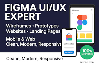 do figma UI UX website figma prototype, wireframe, mockups, figma landing page