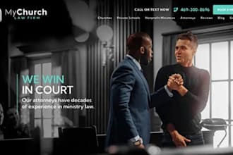 design law firm attorney lawyer notary website wix redesign wordpress website