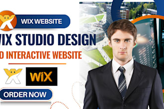 wix studio landing page wix 3d interactive website wix website design wix design