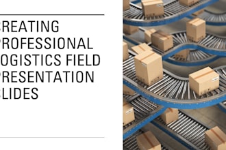 design professional logistics and supply chain presentation slides