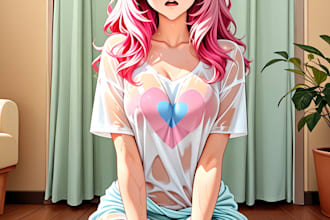 make high quality custom anime sfw and nsfw art using ai