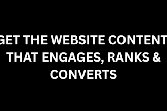 do website copywriting as your seo website content writer or copywriter