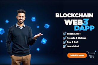 build web3 dapp, defi, dex, launchpad on solana
