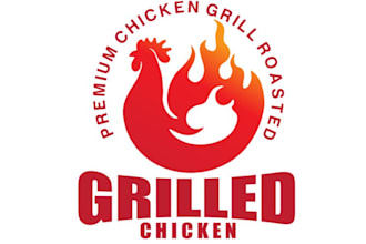 design exclusive hot chicken logo