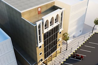 resort 3d hotel design,high rise rendering,facade exterior design,floor plan,cgi