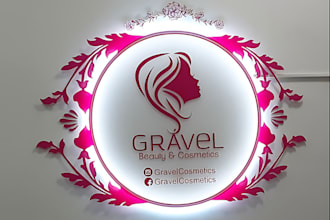 design eyelash, cosmetics, makeup, and beauty logo with a branding kit