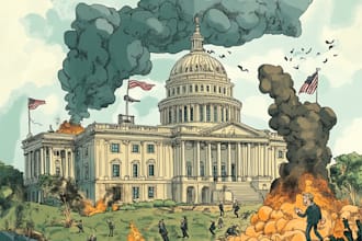 draw a custom political cartoon for any issue