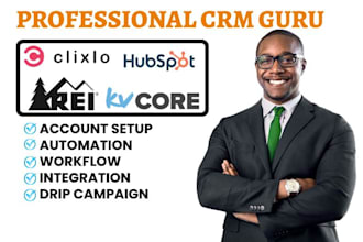 do clixlo automation rei reply agent crm kvcore drip campaign hubspot workflow