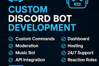 create a professional custom coded discord bot