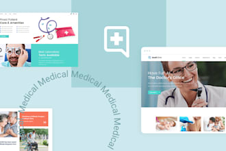 fix redesign healthcare dental surgery gym fitness medical wordpress wix website