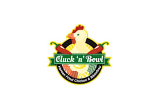 design awesome restaurant serving korean fried chicken logo
