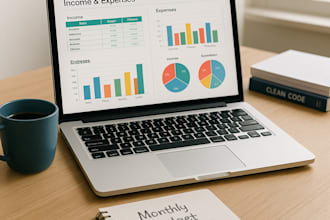 create custom google sheets for budgeting, tracking, or calculating