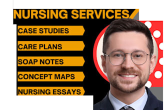 write nursing case studies, concept maps and pro